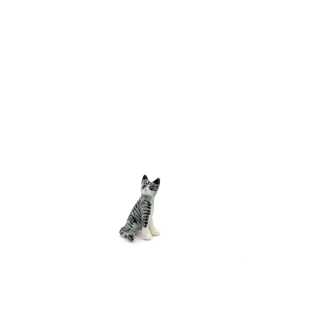 Adorable Mini Ceramic Animal Figurine – Porcelain Miniature Collectible Decor