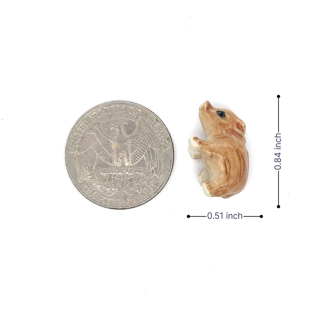 Adorable Mini Ceramic Animal Figurine – Porcelain Miniature Collectible Decor