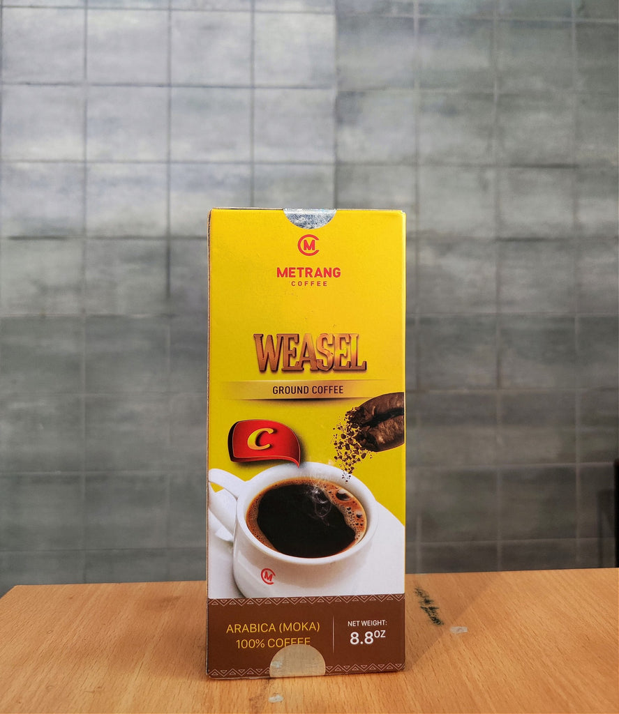 Me Trang Coffee Vietnamese Coffee Weasel, Ocean Blue, MC Clean 250 Grams