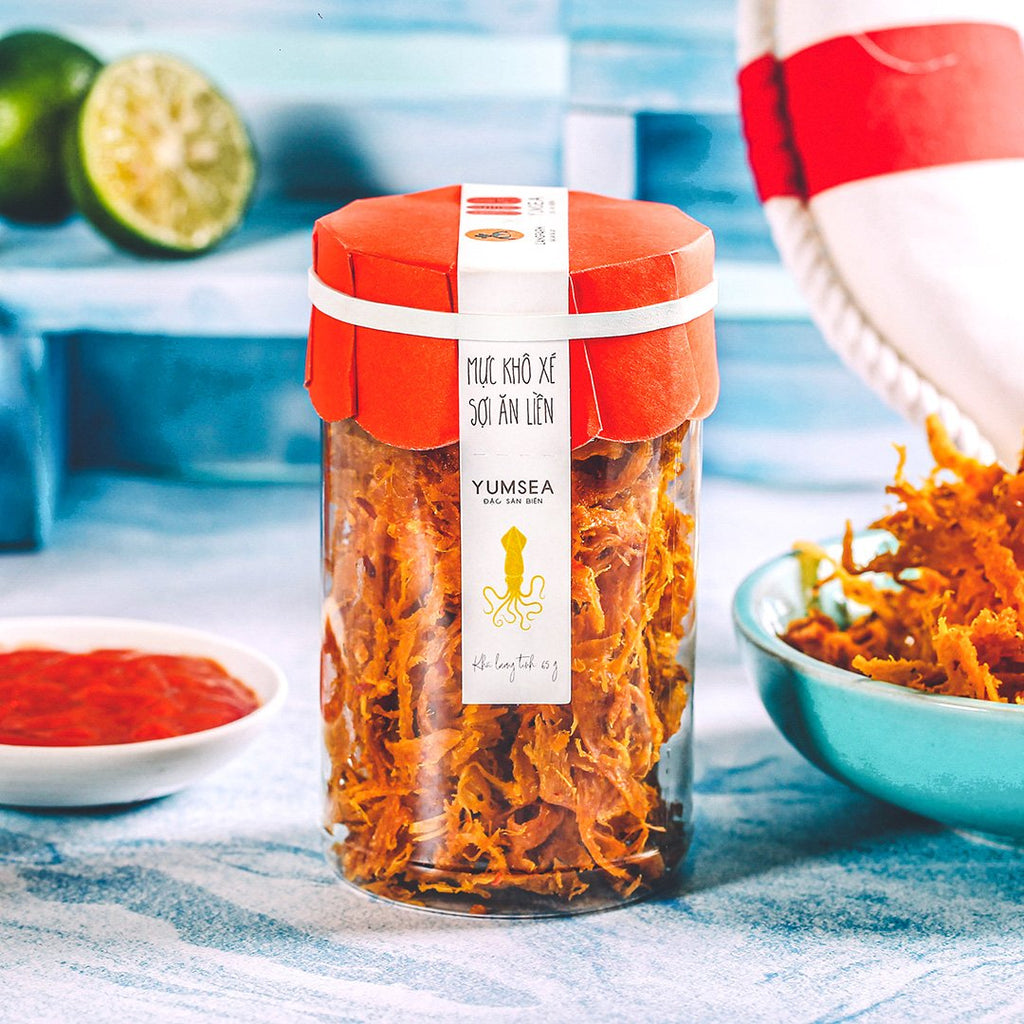 Yumsea Seafood Delicacies Anchovy Jerky/Sesame Sardine Jerky/Squid Jerky Jar