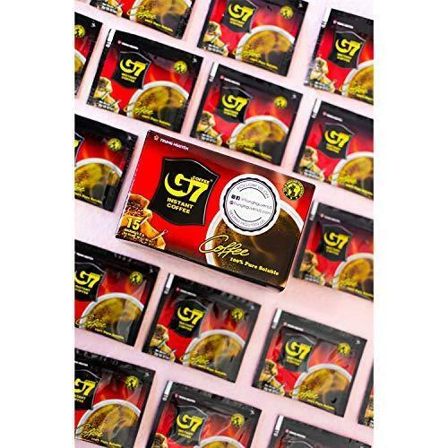 Trung Nguyen G7 Instant Pure Black Coffee 100 Bags x 2g (200g) VietsWay Seller