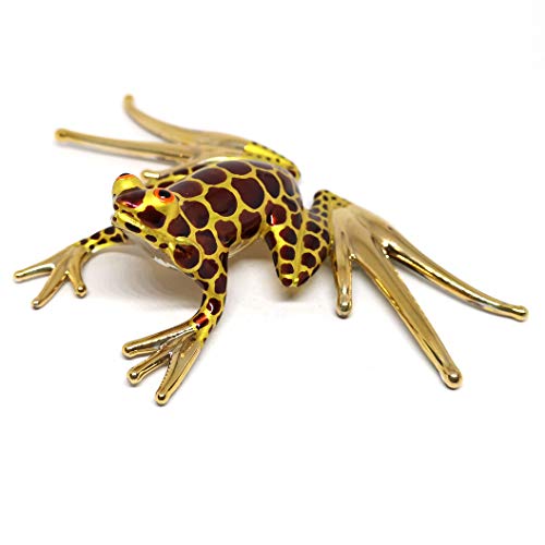 Collectible Frog Decor Figurines Blown Glass Handmade Lovers Home Garden Decoration Animal Totem