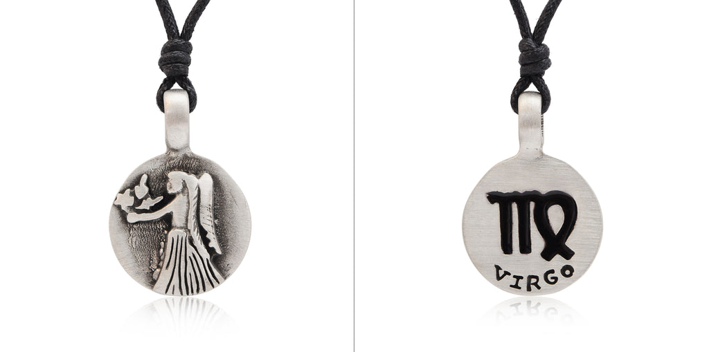 Astrology Silver Pewter Gold Brass Charm Necklace Pendant Horoscope Zodiac