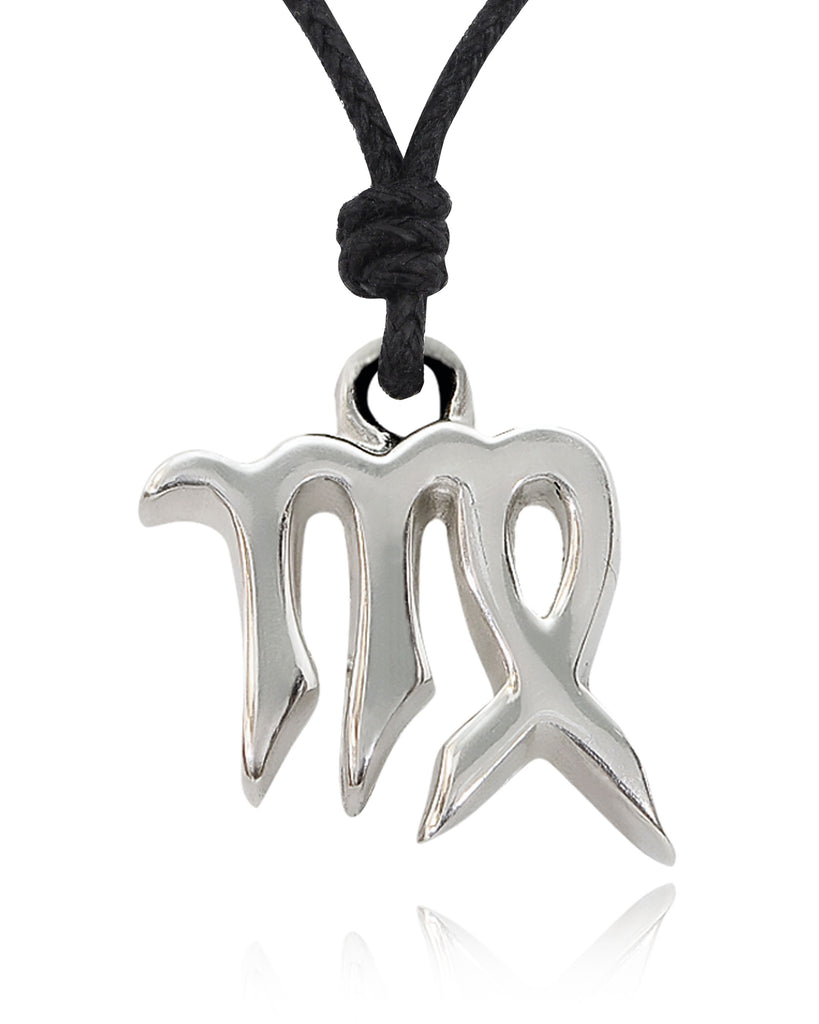 Astrology Necklace 92.5 Sterling Silver Pewter Zodiac Horoscope Symbol Pendant Jewelry