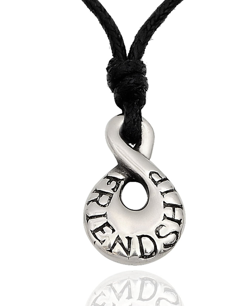 Pikorua Maori Silver Pewter Charm Necklace Pendant Jewelry
