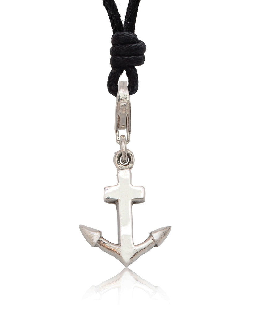 Flawless Anchor Ship Boat Pewter Brass Sterling Silver Necklace Pendant Jewelry