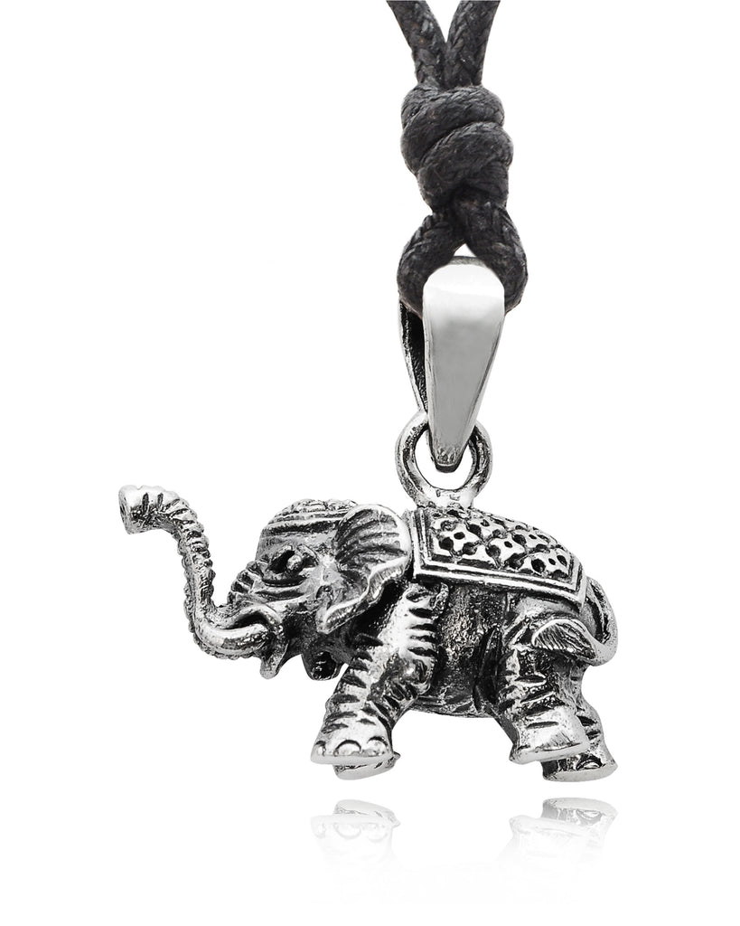 Thai Elephant 92.5 Sterling Silver Pewter Gold Brass Necklace Pendant Jewelry