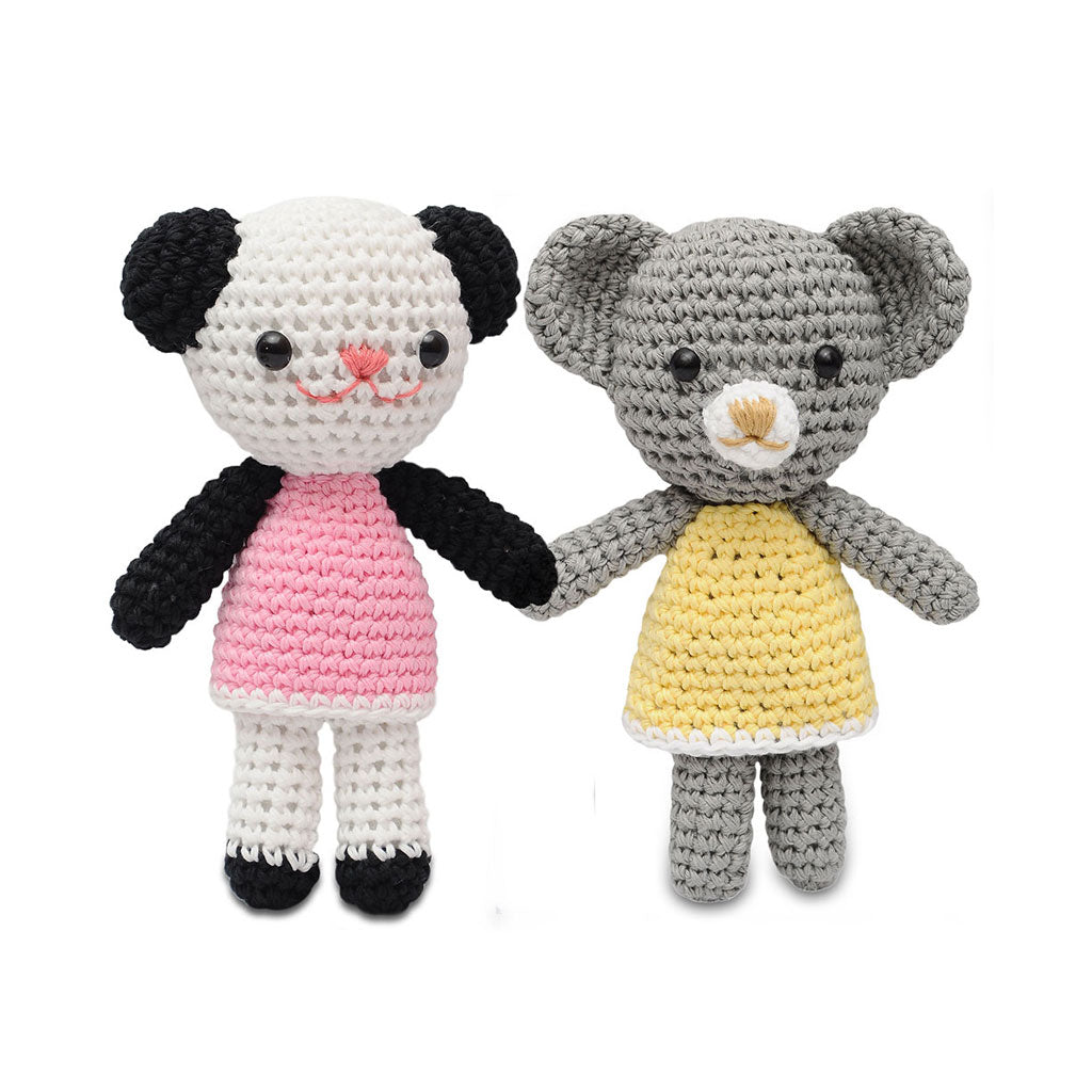 Bears and Cats Handmade Amigurumi Stuffed Toy Knit Crochet Doll VAC