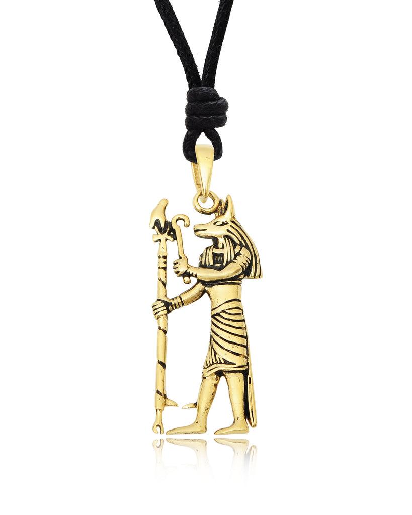 Egyptian God & Goddess 92.5 Sterling Silver Brass Necklace Pendant Jewelry